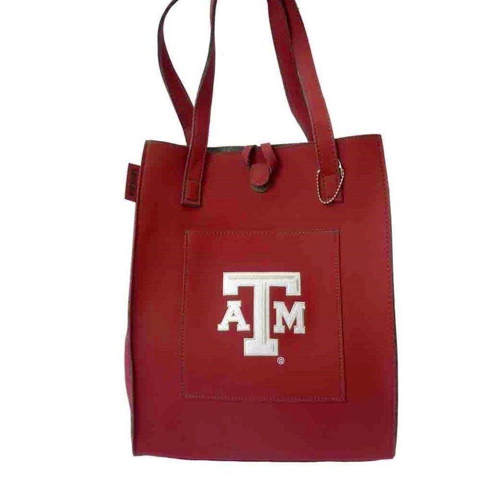 TEXAS A&M AGGIES LEATHER Tote Bag